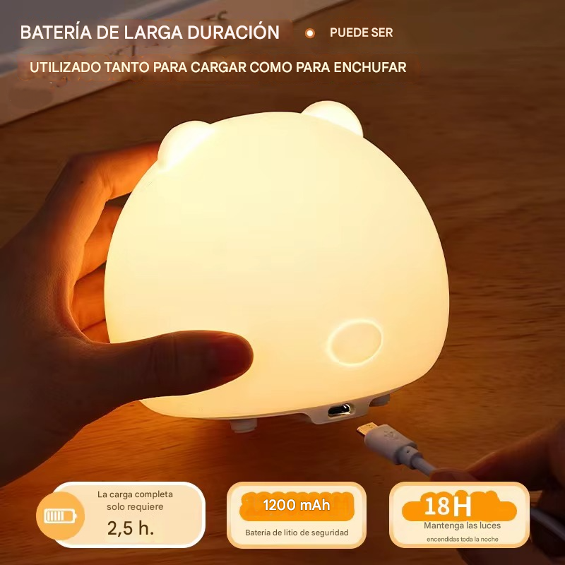 Lumipets™ Miś: Lampka LED