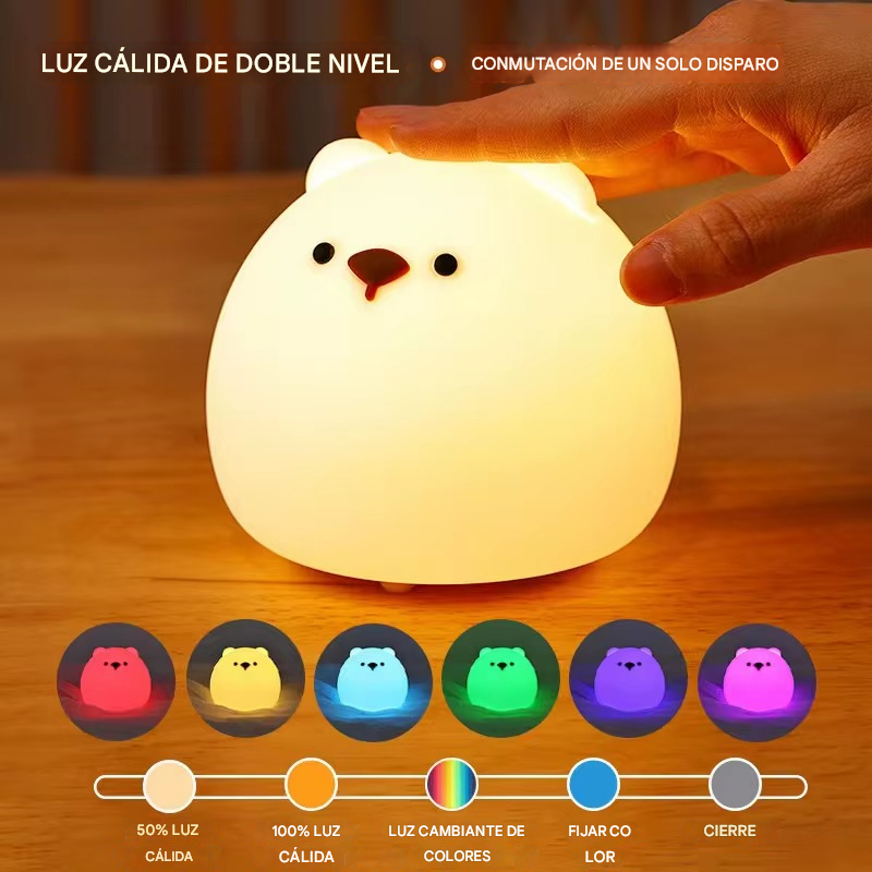 Lumipets™ Miś: Lampka LED