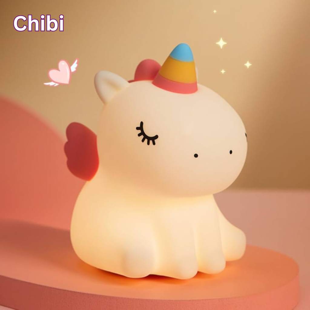 Lumipets™ Unicórnio: Lámpara LED